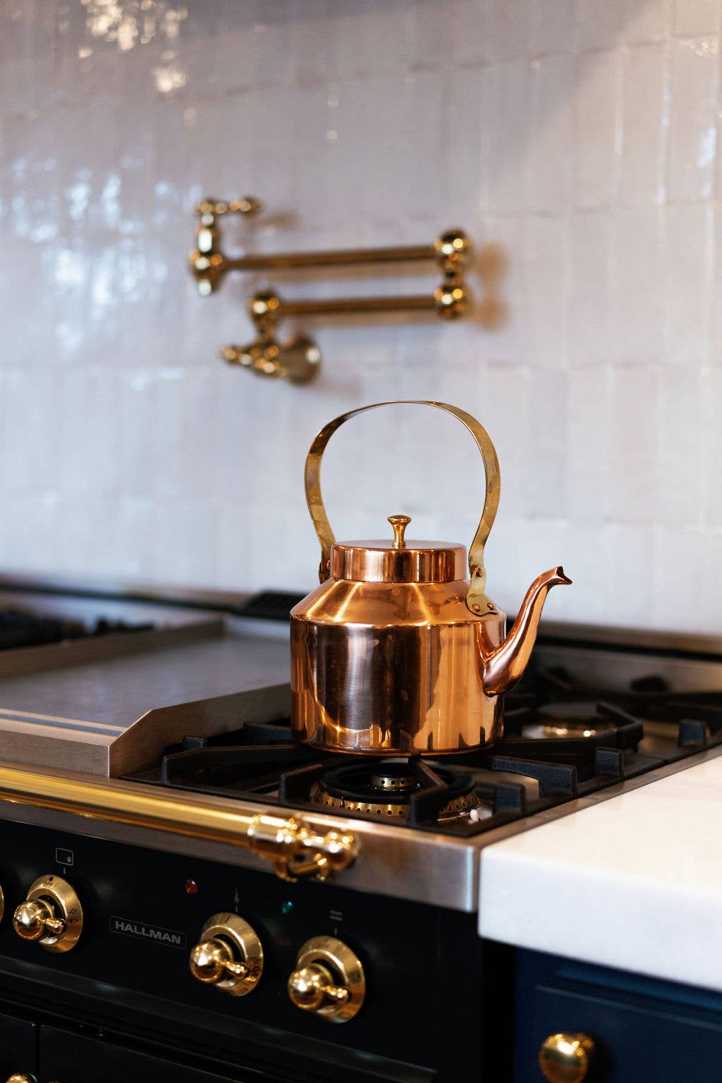 English Copper Tea Kettle - Thumbnail 4